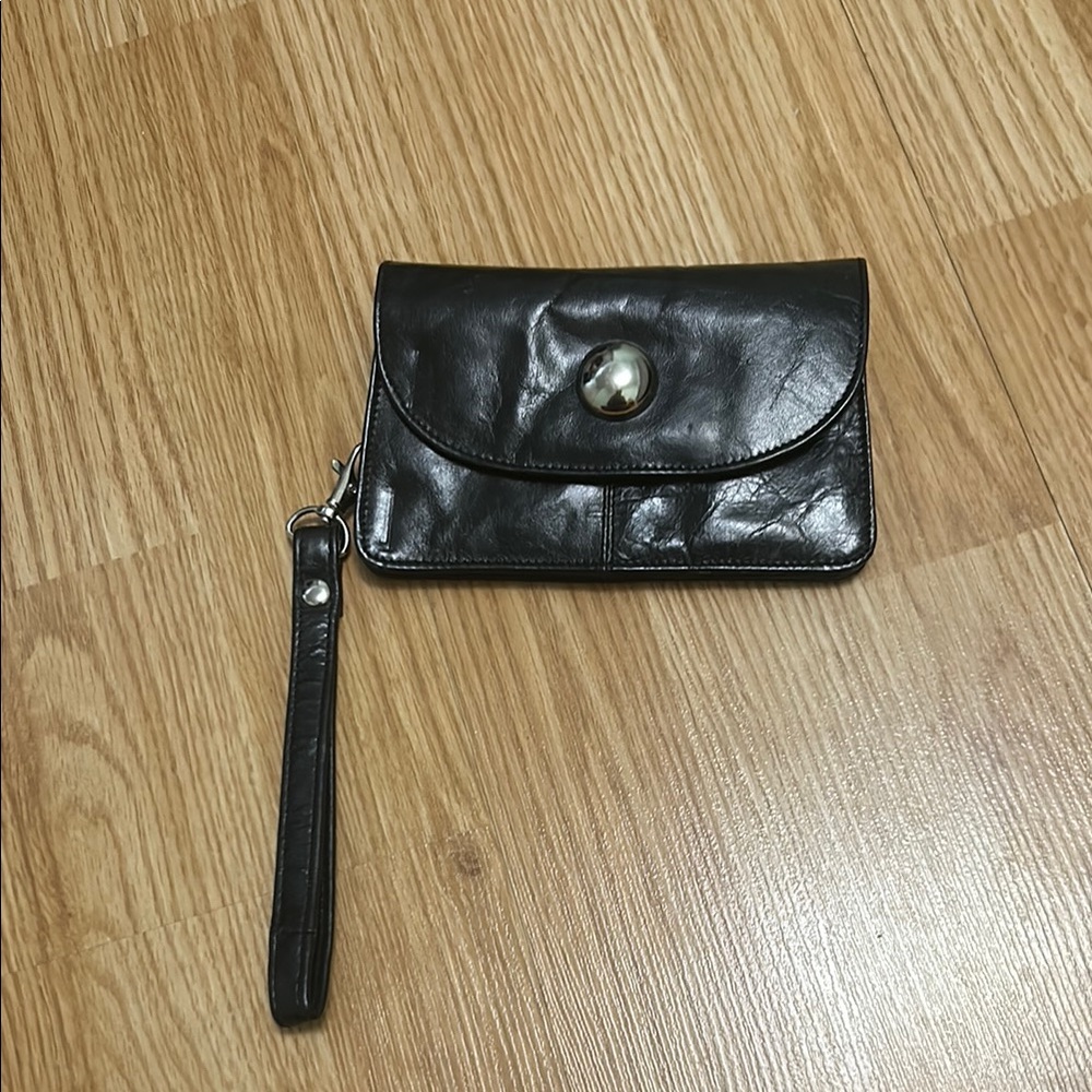 Latico Black Wristlet Clutch Wallet Or Cardholder